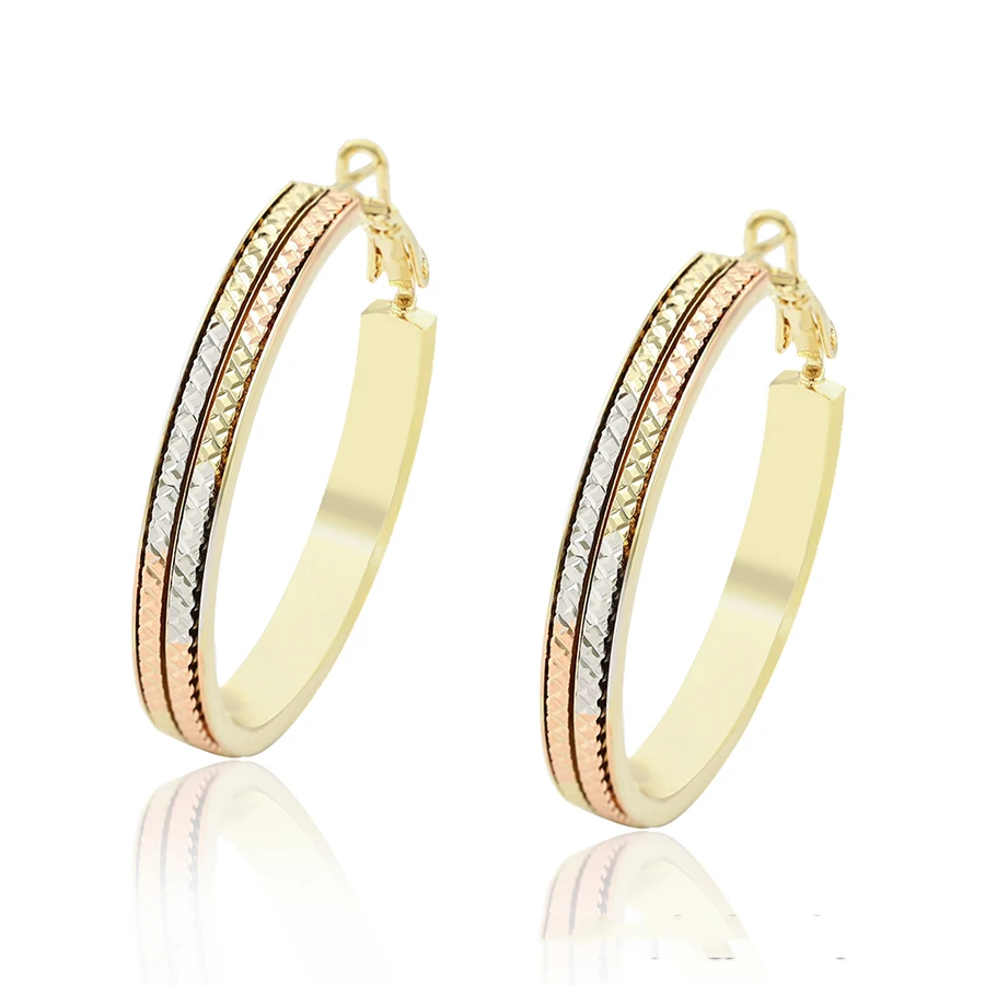 99546 Xuping 2020 new arrival round multicolor rope fashion stud women's earrings 
99546 Xuping 2020 new arrival round multicolor rope fashion stud women's earrings