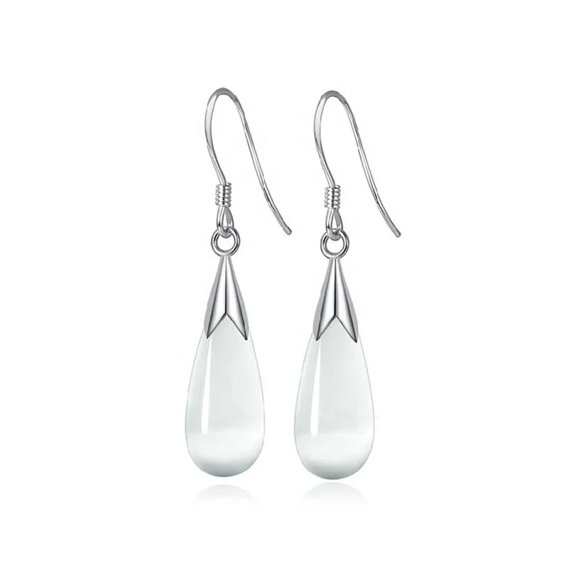 925 Sterling Silver Classic Style Cat eyes Stone Drop Shape Hook Earrings Gold Plated for Women Girls Gift, Yellow/white/rose
925 Sterling Silver Classic Style Cat eyes Stone Drop Shape Hook Earrings Gold Plated for Women Girls Gift, Yellow/white/rose