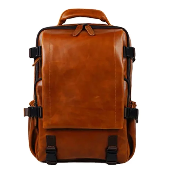 High Quality 35L Large Capacity Multiple Pockets Breathable Men PU Leather Retro Backpack for Going Out Play, Orange, gray, black
High Quality 35L Large Capacity Multiple Pockets Breathable Men PU Leather Retro Backpack for Going Out Play, Orange, gray, black