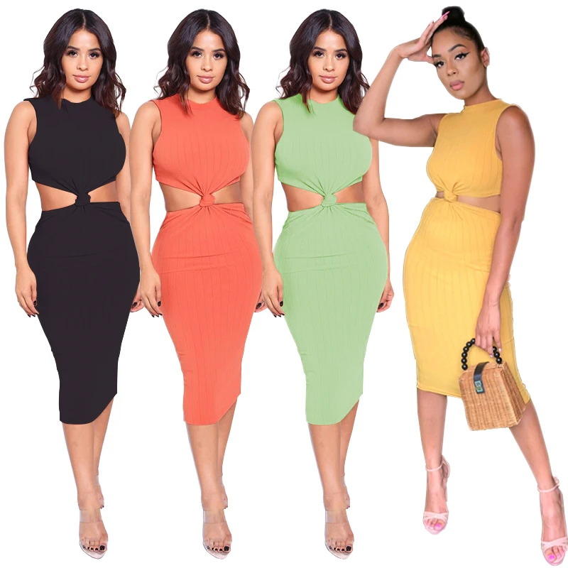 Women sexy hollowed out backless hollow waist dress club fashion candy color over the knee sleeveless irregular stitching high
Women sexy hollowed out backless hollow waist dress club fashion candy color over the knee sleeveless irregular stitching high