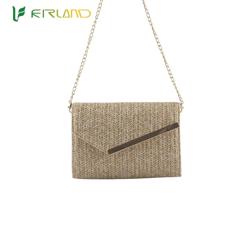 Factory Offer Luxury Fashion Styles Woven PU Material Golden Chain Girls Crossbody Bag, Brown (customized color is available)
Factory Offer Luxury Fashion Styles Woven PU Material Golden Chain Girls Crossbody Bag, Brown (customized color is available)
