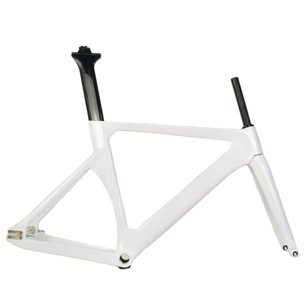 2023 New style White color paint fixed gear bicycle Headset 1-1/8'' to 1-1/2'' carbon fiber track frame For carbon track bike
2023 New style White color paint fixed gear bicycle Headset 1-1/8'' to 1-1/2'' carbon fiber track frame For carbon track bike