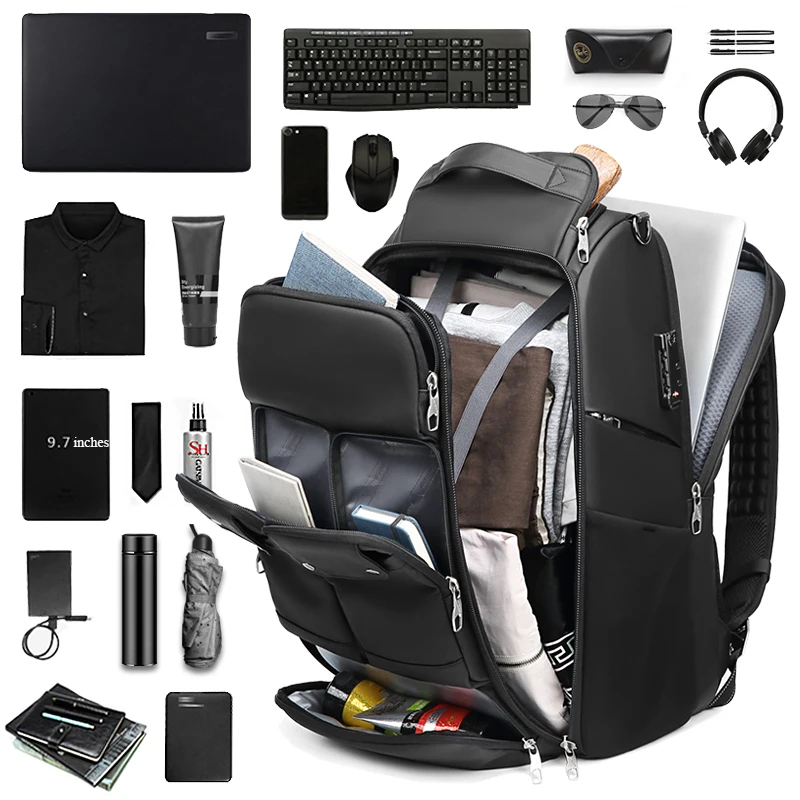 

Travel Computer Backpack Business Anti Theft Backpack with USB Charging Port Waterproof College School Laptop Backpacks Gifts