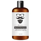 Comstom wholesale factory OEM beard growth lotion organic beard shampoo oil wash care argan oil moisturizing set for men
