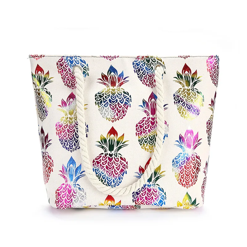 Wholesale 2020 Factory Supply Cotton Canvas Pineapple and Turtle Print Travel Beach Tote Bag with Rope Handle Handbag
Wholesale 2020 Factory Supply Cotton Canvas Pineapple and Turtle Print Travel Beach Tote Bag with Rope Handle Handbag