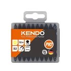 KENDO 10pc PH2x65mm Double Ended Black Finish Screwdriver Bit Set