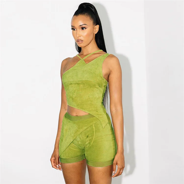 Streetwear Casual Outfits Summer Two Piece Short Set For Woman 2 Piece Short Set Women, Customized color
Streetwear Casual Outfits Summer Two Piece Short Set For Woman 2 Piece Short Set Women, Customized color