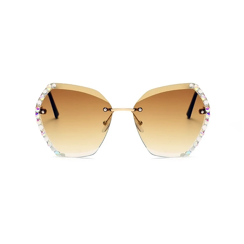 Hot Sale Vintage Custom Logo Fashion Metal Oversized Rimless Rhinestone Sunglasses 2022 Women
Hot Sale Vintage Custom Logo Fashion Metal Oversized Rimless Rhinestone Sunglasses 2022 Women