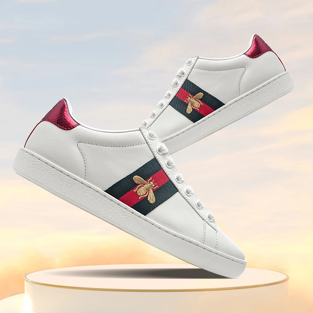 Original Brand Guccu Ace Classic Little White shoes Shoes Couple Series Leisure Sports Shoes women
Original Brand Guccu Ace Classic Little White shoes Shoes Couple Series Leisure Sports Shoes women