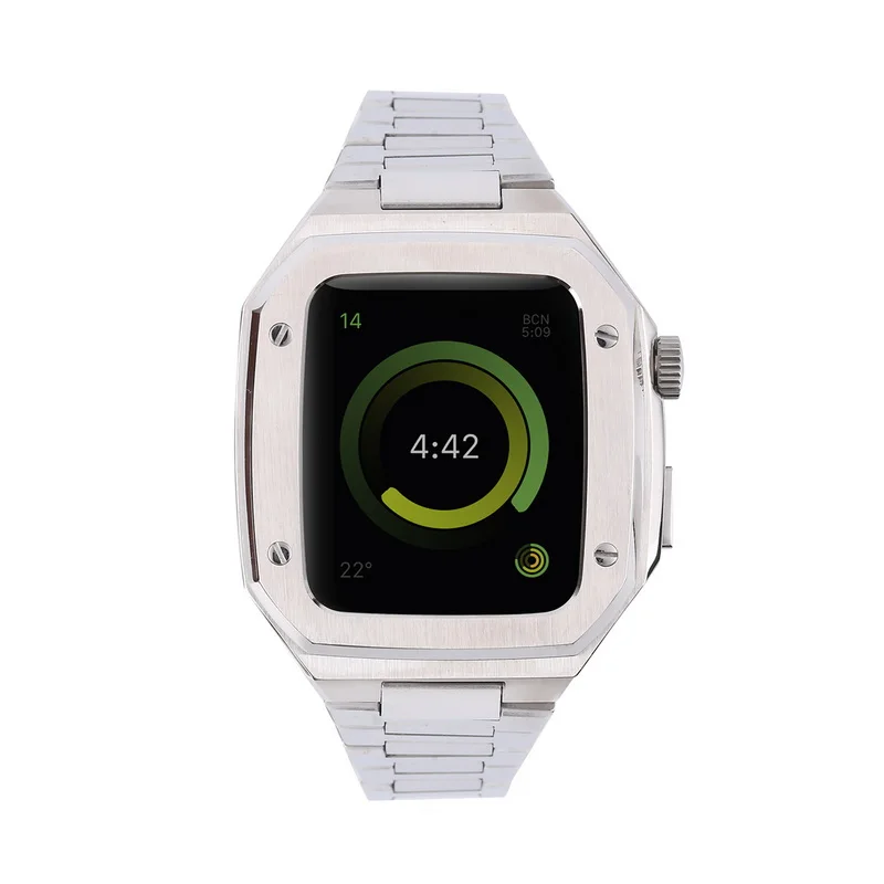 Leyi newest business design protective cover stain steel accessories Apple watch strap for iPhone iwatch band Series 7/4/5/6/SE
Leyi newest business design protective cover stain steel accessories Apple watch strap for iPhone iwatch band Series 7/4/5/6/SE