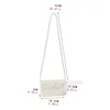 Lady Kids Fashion Beaded Bag Women Evening Bag Mixed Candy Color Day Clutch With Chain Shoulder Purse