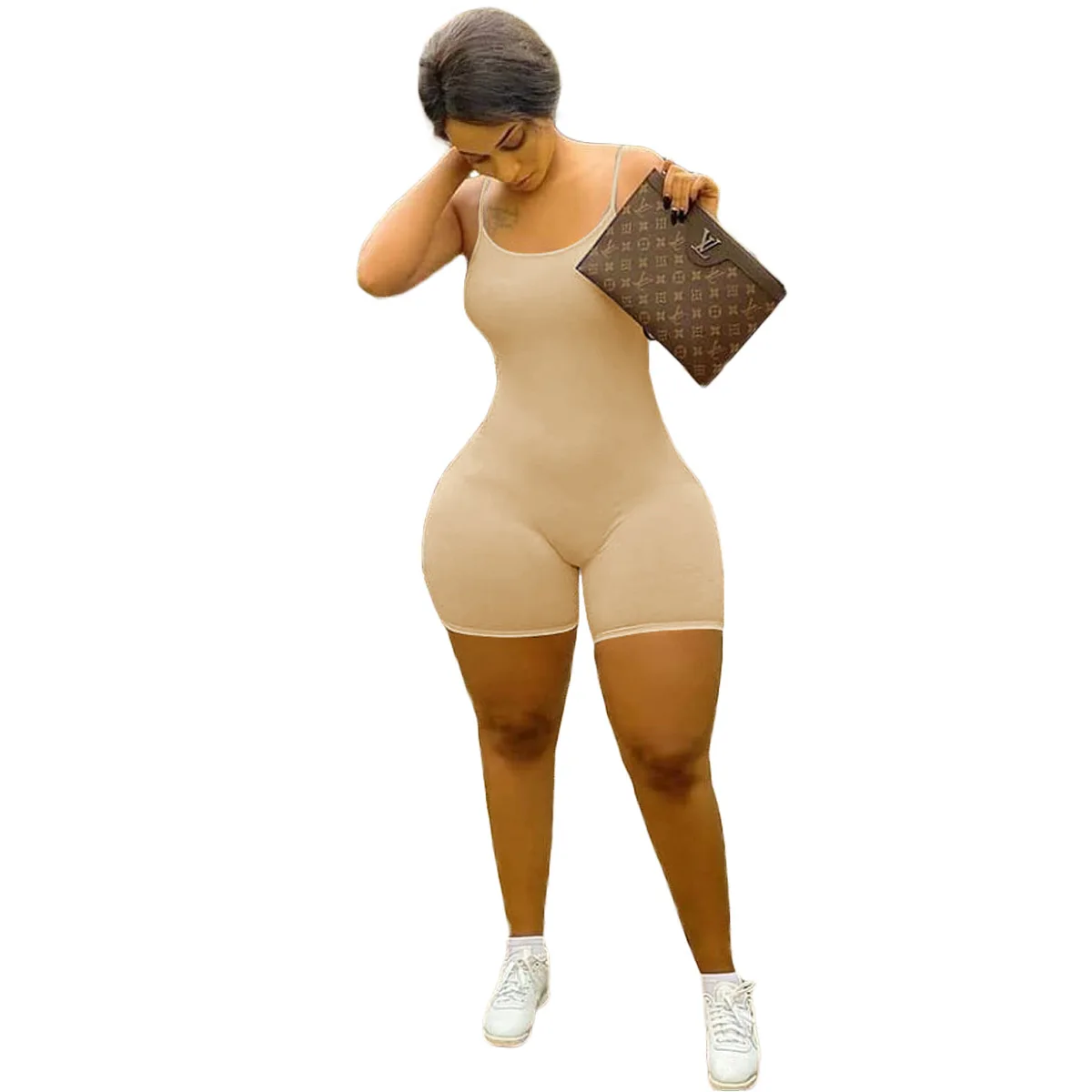 good quality sleeveless jumpsuit for women solid casual rompers women one piece jumpsuit 
good quality sleeveless jumpsuit for women solid casual rompers women one piece jumpsuit