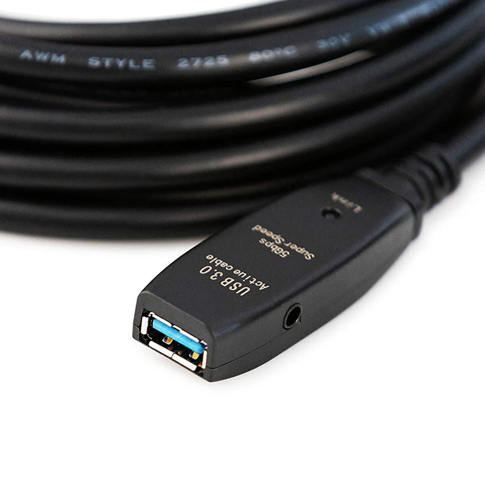 XANUAN USB 3.0 Active Extension Cable 10M Male to Female Extender Repeater Cord for Oculus Xbox PS4 USB Printer - ANKUX.COM