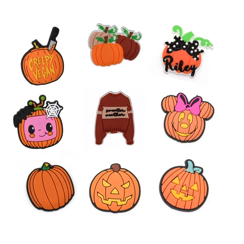 Popular New Design Fall Charm for Wholesale Pumpkin Shoe Charm Halloween Shoe Charm for Clog Decoration for Kids Gift Evil Eyes, Customized color
Popular New Design Fall Charm for Wholesale Pumpkin Shoe Charm Halloween Shoe Charm for Clog Decoration for Kids Gift Evil Eyes, Customized color