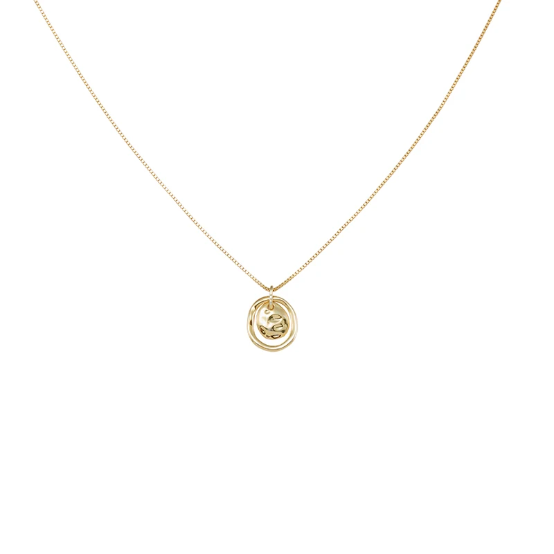 Fashion minimalist design jewelry 925 Sterling silver gold plated vermeil irregular stereoscopic pendant necklace for women
Fashion minimalist design jewelry 925 Sterling silver gold plated vermeil irregular stereoscopic pendant necklace for women