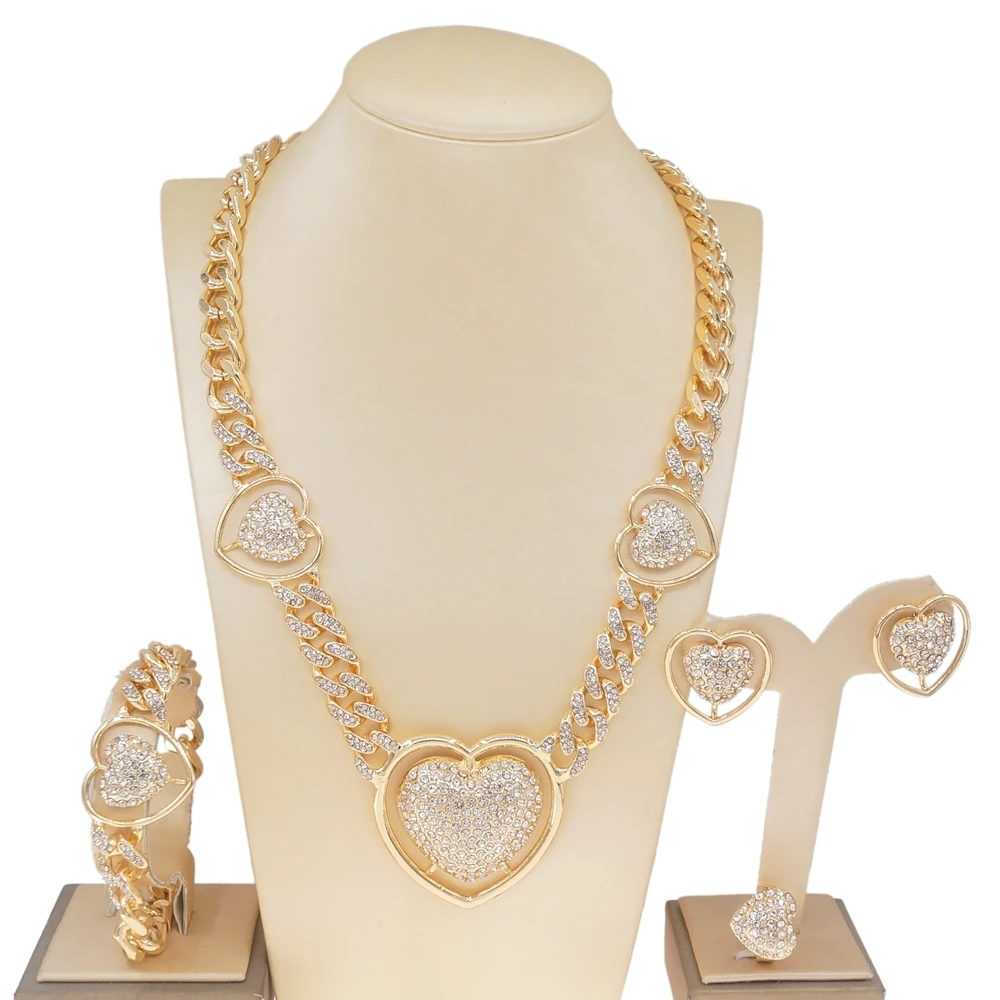 Weiman Jewelry High Quality Heart Floral Cubic jewelry set Zirconia Crystal Wedding Bridal White Gold Plated Jewelry Set
Weiman Jewelry High Quality Heart Floral Cubic jewelry set Zirconia Crystal Wedding Bridal White Gold Plated Jewelry Set