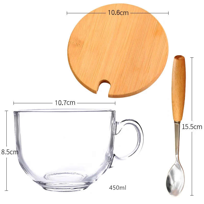 High Quality Large Capacity Tempered Glass Breakfast Bowls Milk Salad Milk Soup Bowl With Handle
High Quality Large Capacity Tempered Glass Breakfast Bowls Milk Salad Milk Soup Bowl With Handle