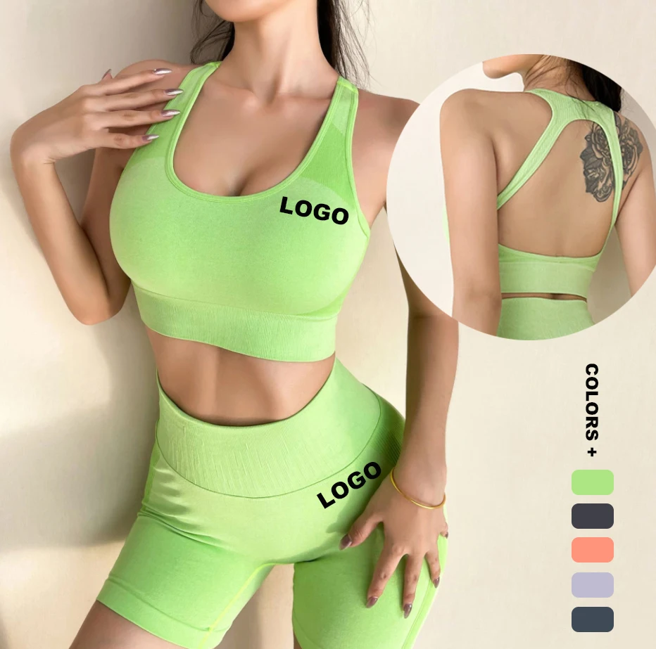 Fitness & Yoga Wear Seamless Short Set 2 Piece Sportswear Workout Shorts Yoga Set Gym Sports Wear, Can do as your require
Fitness & Yoga Wear Seamless Short Set 2 Piece Sportswear Workout Shorts Yoga Set Gym Sports Wear, Can do as your require