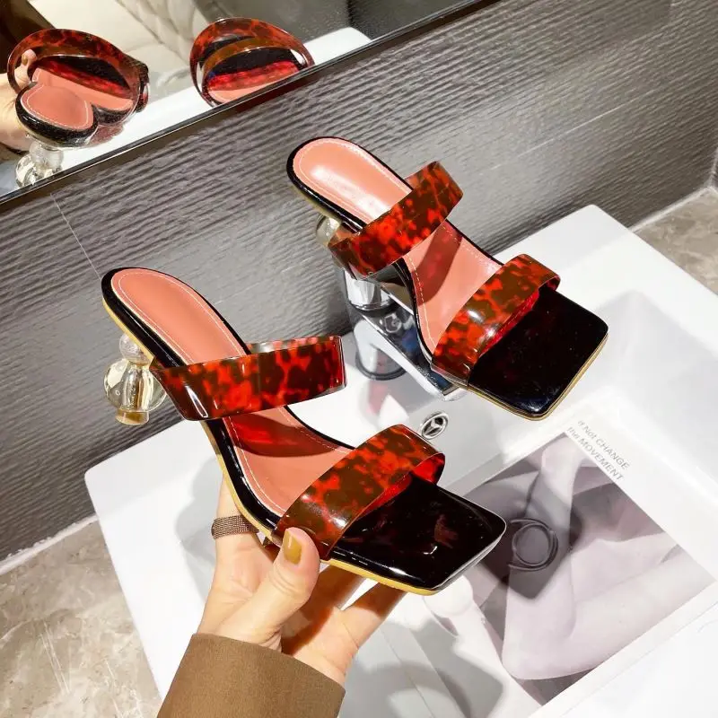 Summer new personality retro fairy style sandals outside wear high-heeled slippers, Beige,leopard or customized
Summer new personality retro fairy style sandals outside wear high-heeled slippers, Beige,leopard or customized