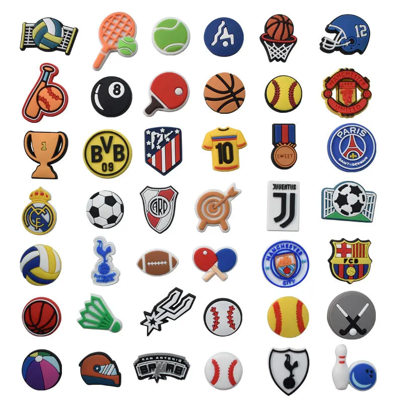 Wholesale High Quality Soft Pvc 2022 The New football Cartoon Croc Shoe Charms Luxury For Charm
Wholesale High Quality Soft Pvc 2022 The New football Cartoon Croc Shoe Charms Luxury For Charm