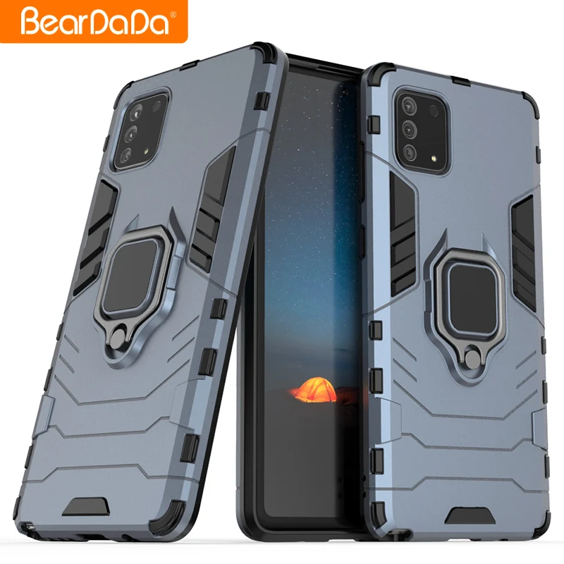 Luxury Shockproof popular hard tpu back phone case cover with Kickstand Metal finger ring holder for Samsung Galaxy note 10 lite
Luxury Shockproof popular hard tpu back phone case cover with Kickstand Metal finger ring holder for Samsung Galaxy note 10 lite