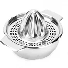 Stainless Steel Manual Juicer Fruit Lemon Orange Squeezer with Bowl