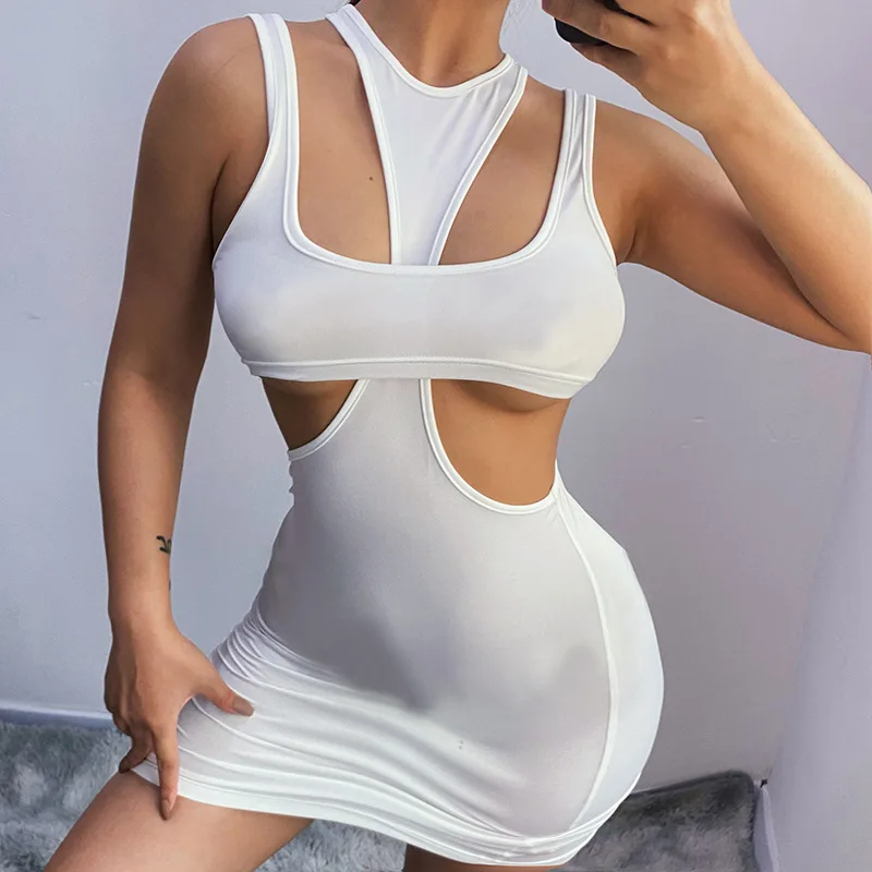 Fashionable Women Clothing Sexy Hollow Out Splice Party Dresses Ladies Casual Dress For Women
Fashionable Women Clothing Sexy Hollow Out Splice Party Dresses Ladies Casual Dress For Women