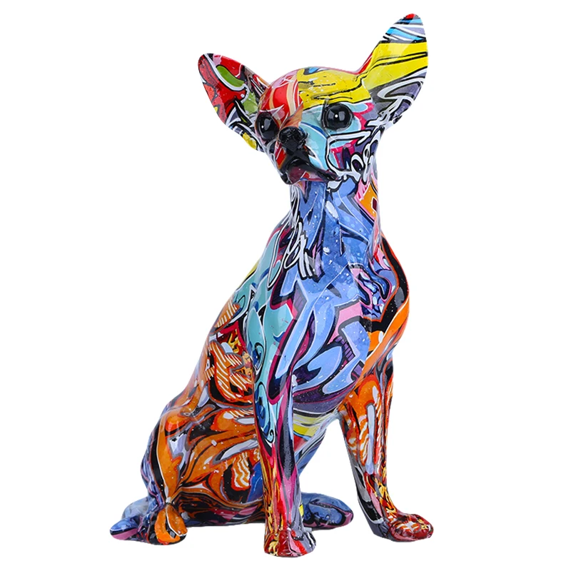 Simple Creative Color Bulldog Chihuahua Dog Statue Living Room Ornaments Home Entrance Wine Cabinet Office Decors Resin Crafts
Simple Creative Color Bulldog Chihuahua Dog Statue Living Room Ornaments Home Entrance Wine Cabinet Office Decors Resin Crafts