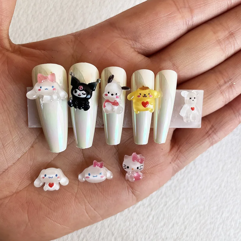 10Pcs/Bag 3D Cute Bear Dog Rabbit Cartoon Little Animals Nail Art Accessories Nail Decoration Japanese style Nails Decals, As picture
10Pcs/Bag 3D Cute Bear Dog Rabbit Cartoon Little Animals Nail Art Accessories Nail Decoration Japanese style Nails Decals, As picture