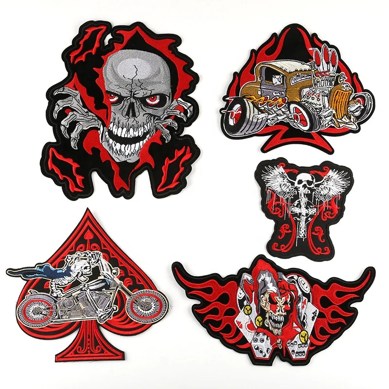 Big Computer Embroidered Skull Cloth Sticker Adhesive Punk European and American Style Personalized Accessories Patch
Big Computer Embroidered Skull Cloth Sticker Adhesive Punk European and American Style Personalized Accessories Patch