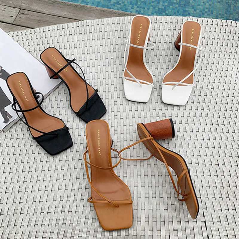 Women Summer Sandals High Heel Sandals Slippers Slip On Open Toe Sandals Casual Outdoor Slippers Narrow Band Slides
Women Summer Sandals High Heel Sandals Slippers Slip On Open Toe Sandals Casual Outdoor Slippers Narrow Band Slides