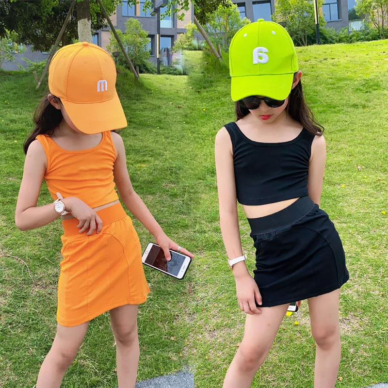 Children's fashion suit summer girl vest and hip skirt two-piece suit 3-8 years old children girls clothes sets
Children's fashion suit summer girl vest and hip skirt two-piece suit 3-8 years old children girls clothes sets