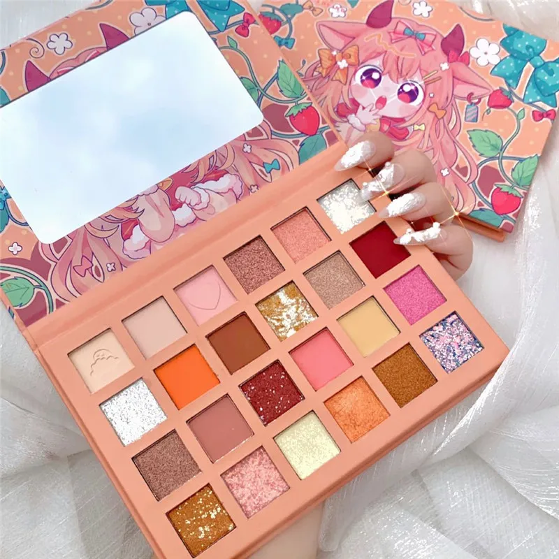 New Fashion 24 Colors Strawberry Girl Eyeshadow Palette Glitter Pearlescent Eyeshadow Waterproof Glitter Eye Shadow Palette, As picture shown
New Fashion 24 Colors Strawberry Girl Eyeshadow Palette Glitter Pearlescent Eyeshadow Waterproof Glitter Eye Shadow Palette, As picture shown
