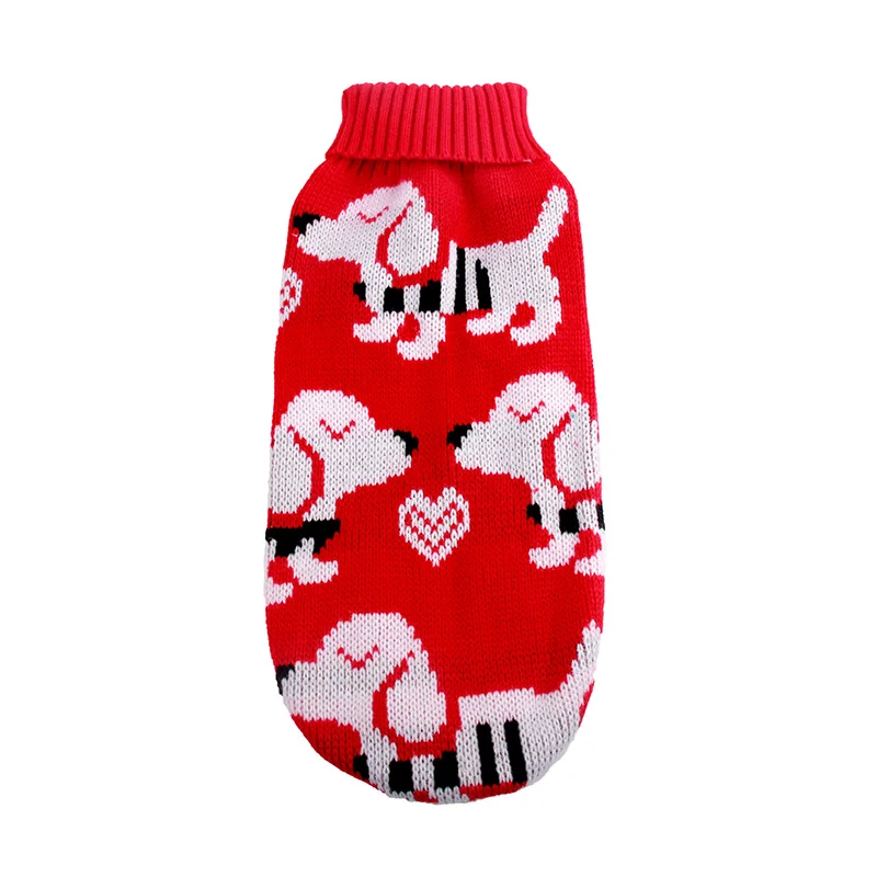 Pet Sweater Winter Cartoon Dog Clothes Warm Christmas Sweater For Small Dogs Pet Clothing Coat Knitting Crochet Cloth Jersey, Customized
Pet Sweater Winter Cartoon Dog Clothes Warm Christmas Sweater For Small Dogs Pet Clothing Coat Knitting Crochet Cloth Jersey, Customized