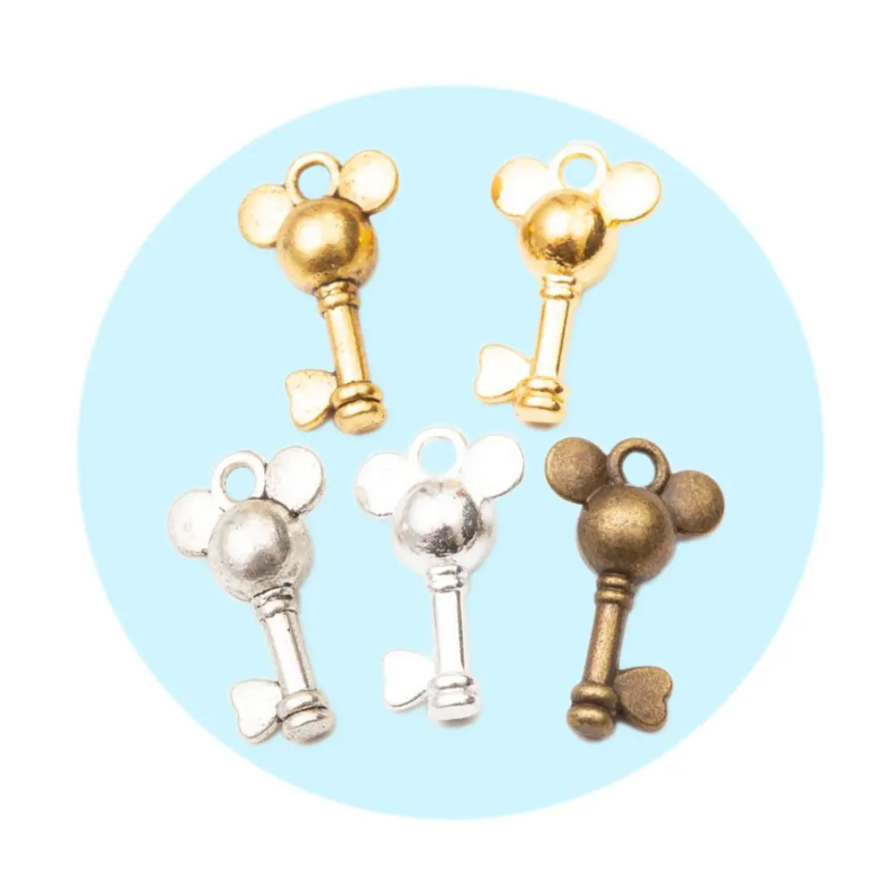 Kawaii Mouse Head Key Charms Colorful Key Pendants DIY Jewelry Making Wedding Party Favors
Kawaii Mouse Head Key Charms Colorful Key Pendants DIY Jewelry Making Wedding Party Favors