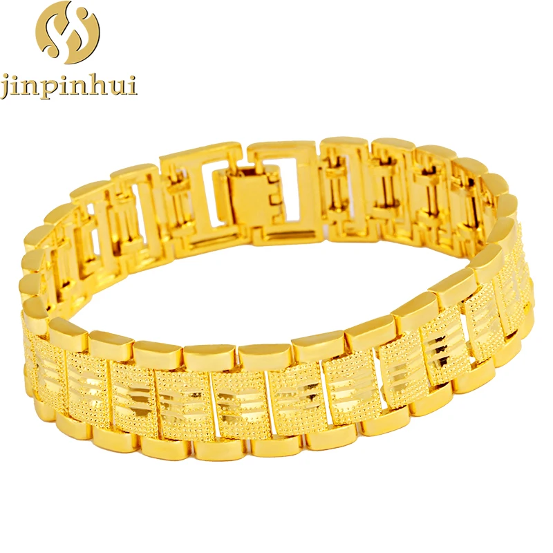JINPINHUI jewelry wholesale cross-border gifts gold plated hand ornaments men bracelet gifts
JINPINHUI jewelry wholesale cross-border gifts gold plated hand ornaments men bracelet gifts