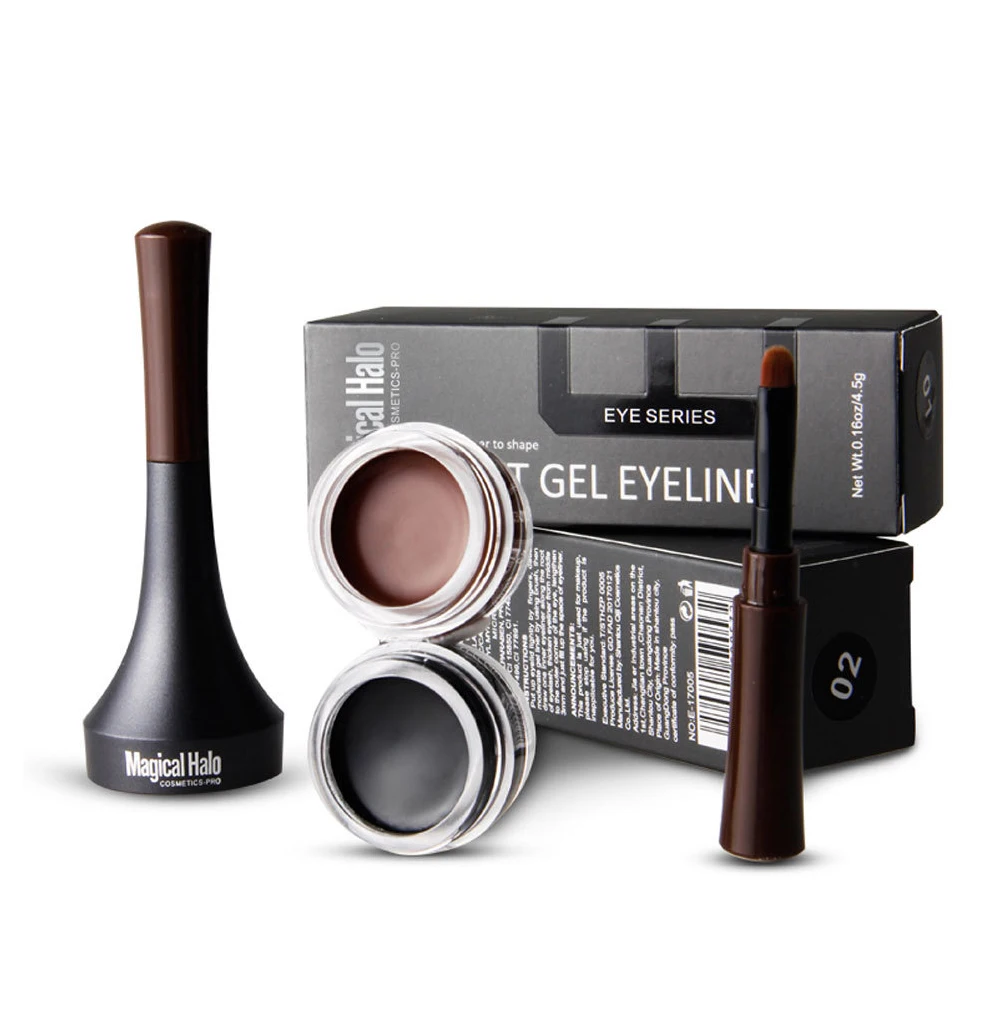 Private Label Cosmetics 2 In 1 Black Brown Eyeliner Cream Long Lasting Waterproof Makeup Cosmetics Set with Brush Eye Liner
Private Label Cosmetics 2 In 1 Black Brown Eyeliner Cream Long Lasting Waterproof Makeup Cosmetics Set with Brush Eye Liner