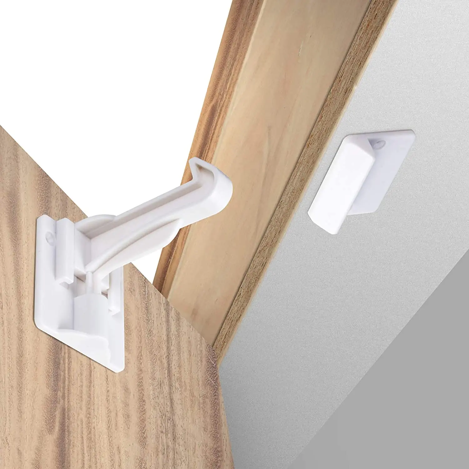 Upgraded Invisible Baby Proofing Cabinet Latch Locks (10 Pack) - No Drilling or Tools Required for Installation
Upgraded Invisible Baby Proofing Cabinet Latch Locks (10 Pack) - No Drilling or Tools Required for Installation