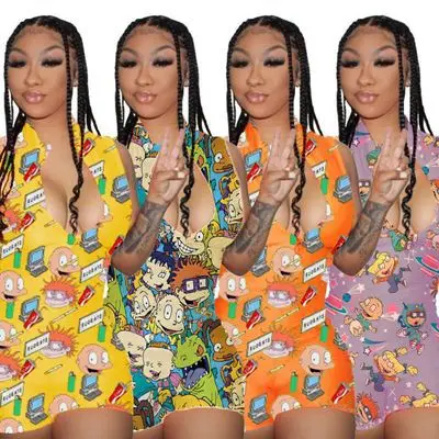 Custom Adult Sexy Sleeveless Jumpsuit Deep V Nightwear Pajama Onesie Bodysuit Cartoon Onesie For Women, Blue 
Custom Adult Sexy Sleeveless Jumpsuit Deep V Nightwear Pajama Onesie Bodysuit Cartoon Onesie For Women, Blue