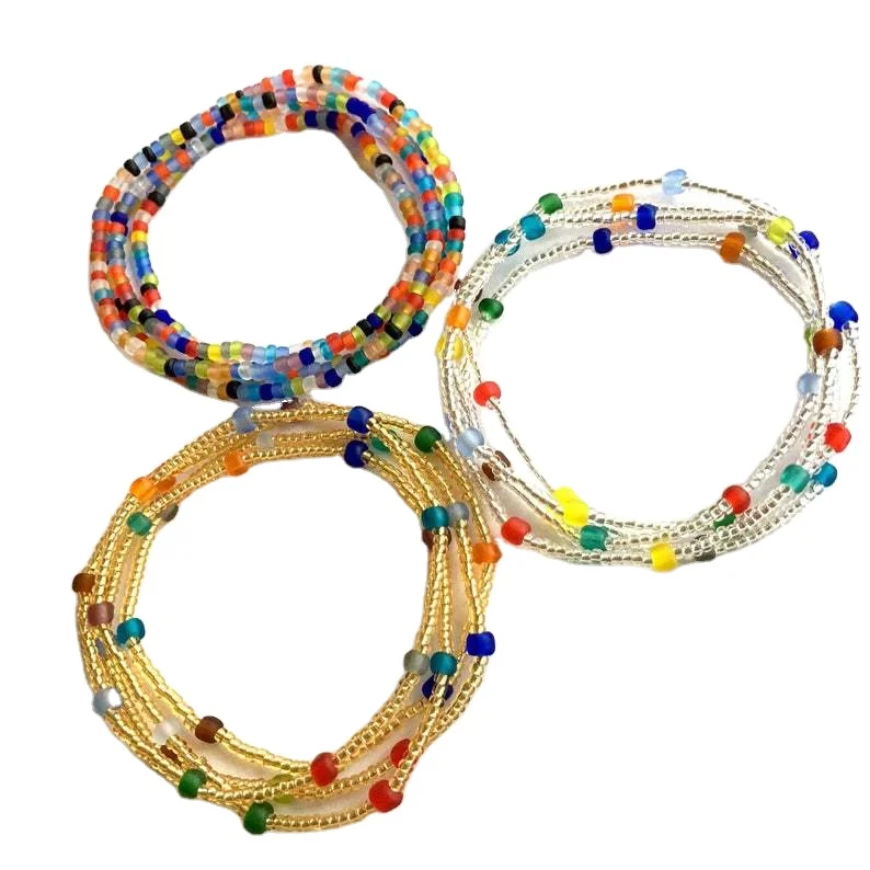 3 PCS /Set simple beach rice bead waist chain bikini chain belly manual rice bead elastic rope waist chain women
3 PCS /Set simple beach rice bead waist chain bikini chain belly manual rice bead elastic rope waist chain women