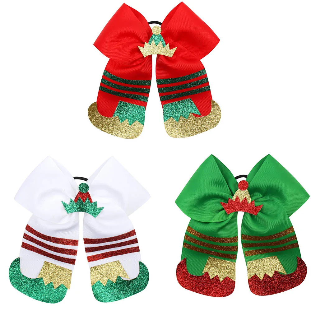 Children Christmas Party Hair Accessories Christmas Tree Hats Stockings Hair Rings Rib Webbing Glitt Bow Elastic Bands Hair Ties
Children Christmas Party Hair Accessories Christmas Tree Hats Stockings Hair Rings Rib Webbing Glitt Bow Elastic Bands Hair Ties
