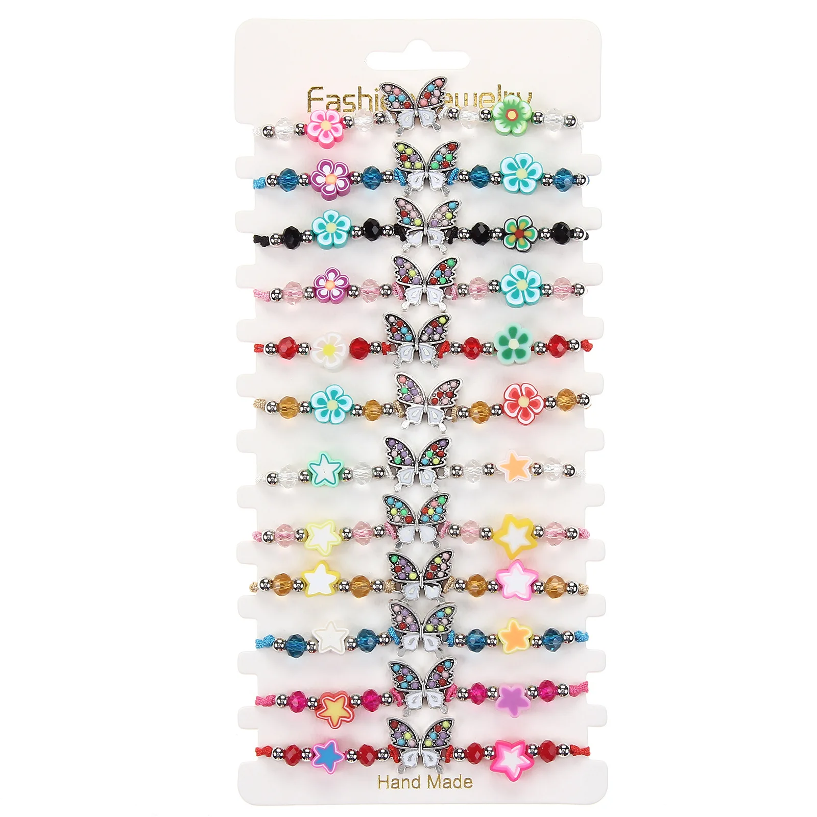 2pcs Handmade Woven Rope Chain Bracelet Set Enamel Charms Soft Clay Crystal Butterfly Bracelets for Women Girls Cuff Jewelry
2pcs Handmade Woven Rope Chain Bracelet Set Enamel Charms Soft Clay Crystal Butterfly Bracelets for Women Girls Cuff Jewelry