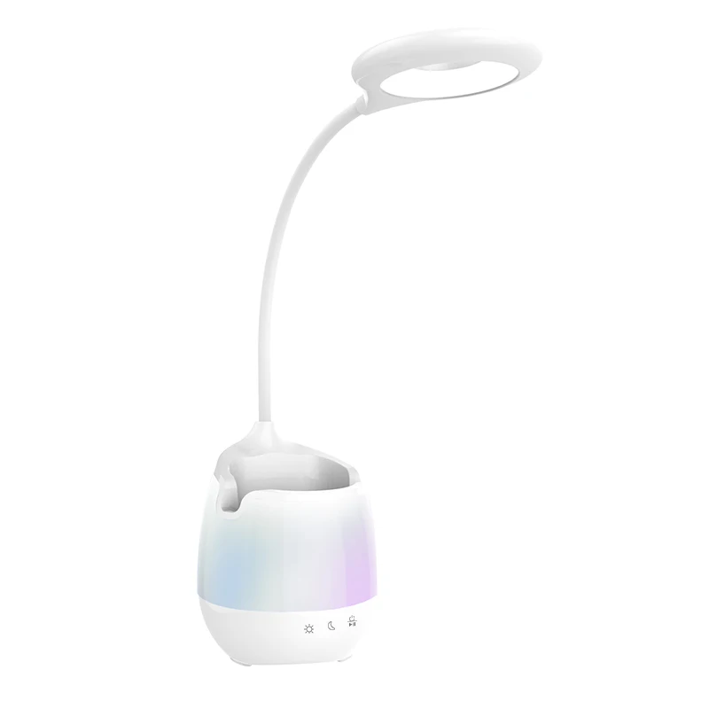 2020 technologies amazons electronic gadgets led lamp wireless audio smart speaker blutooth bass speakers with pen box bocinas, White 
2020 technologies amazons electronic gadgets led lamp wireless audio smart speaker blutooth bass speakers with pen box bocinas, White