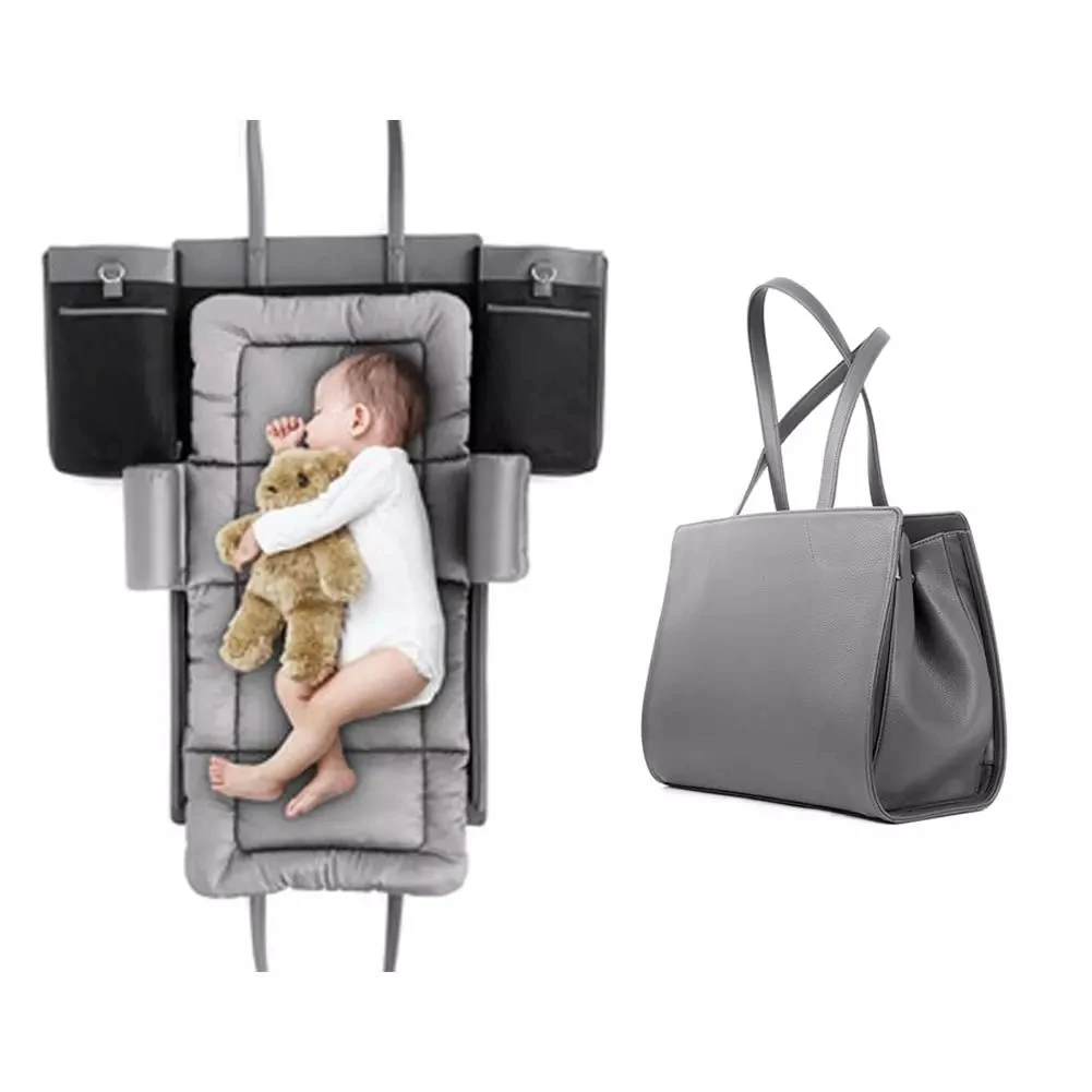 High quality fashionable convertable PU leather baby diaper nappy bags backpack, White, black
High quality fashionable convertable PU leather baby diaper nappy bags backpack, White, black
