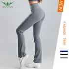Activewear wholesale girls flared yoga pants gym women high waist yoga pants