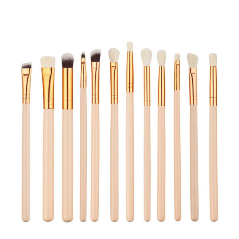 Amazon Hot sell pink wood cosmetic brushes 12pcs eyeshadow brushes set Customized label professional makeup brush kit
Amazon Hot sell pink wood cosmetic brushes 12pcs eyeshadow brushes set Customized label professional makeup brush kit