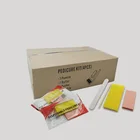 4PCS Disposable Manicure Pedicure Kit Nails Salon Purple 200set per carton