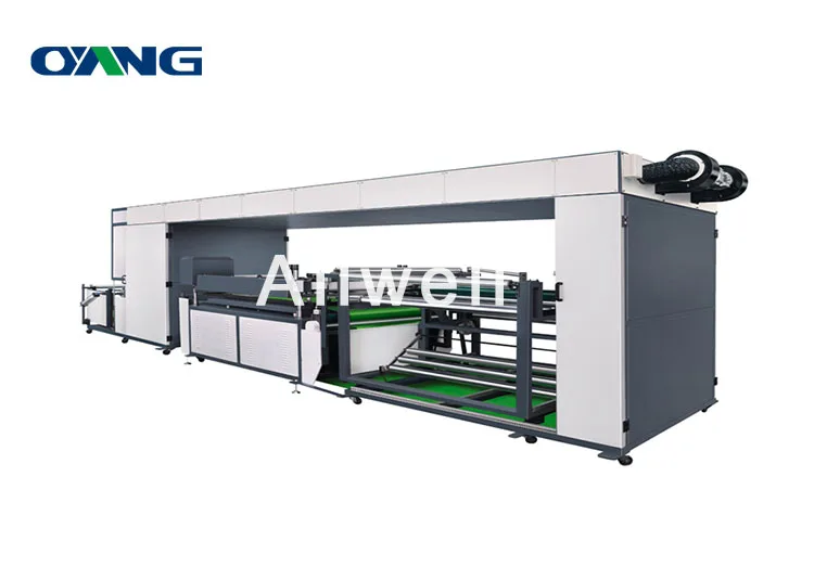 Single Color Roll to Roll Non Woven Automatic Screen Printing Machine