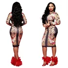 New style china factory online casual women long sleeve bodycon dress