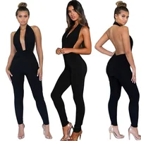 2019 new sexy slim halter jumpsuit backless jumpsuit custom fashion black jumpsuit women
2019 new sexy slim halter jumpsuit backless jumpsuit custom fashion black jumpsuit women